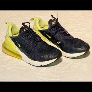 NIKE AIR MAX 270 blue volt AH6789-40 women’s size 9.5 sneakers blue lime white
